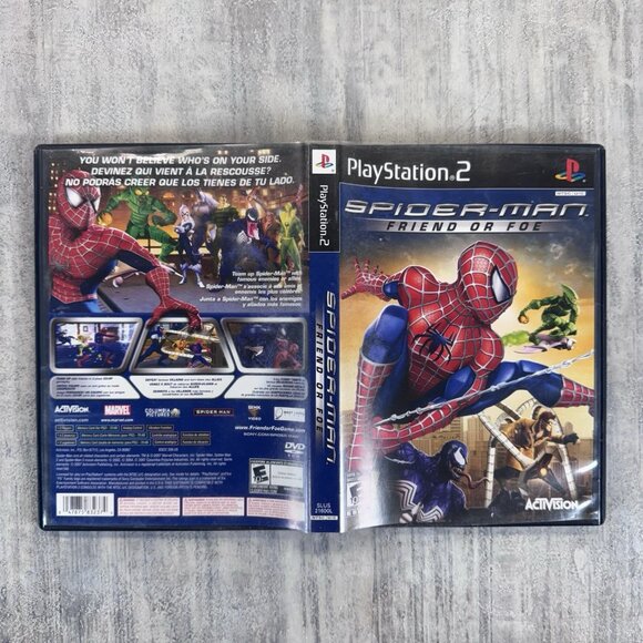 Spider-Man: Friend or Foe (Sony PlayStation 2) PS2 Game - Tested ✅ - Picture 5 of 5